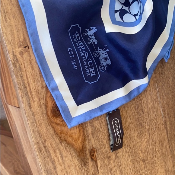 Coach Silk Scarf - Picture 2 of 7